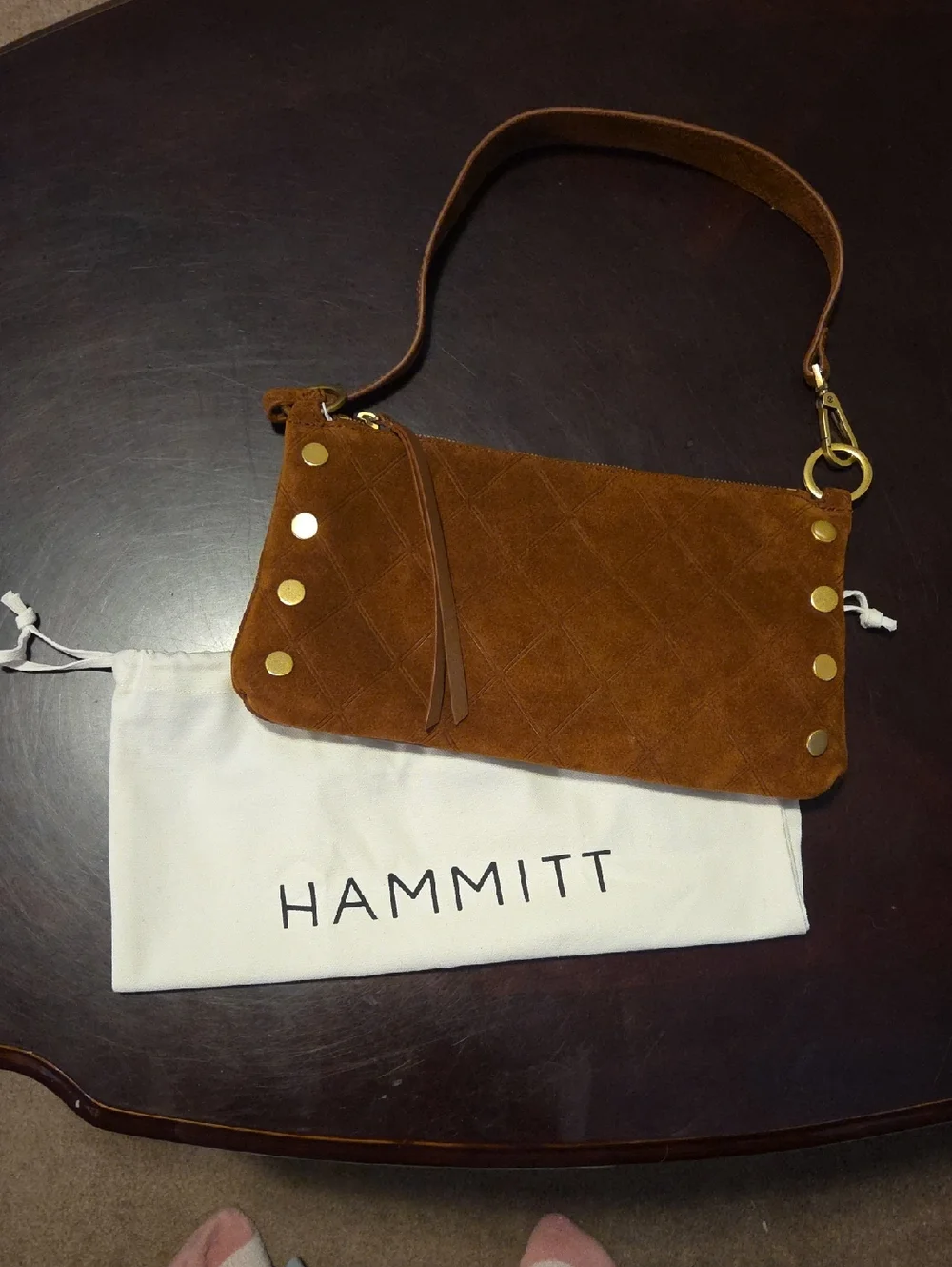 BRAND NEW Hammitt Kyle Suede Handbag - Picture 5 of 7